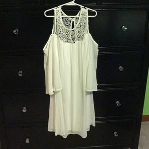 White Off The Shoulder Dress